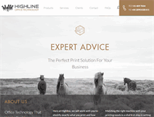 Tablet Screenshot of highline.ie