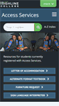 Mobile Screenshot of access.highline.edu