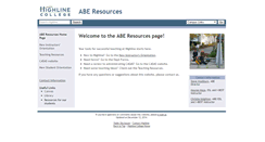 Desktop Screenshot of aberesources.highline.edu